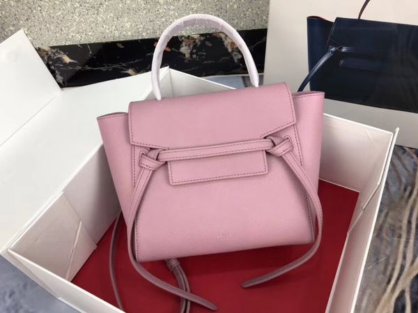 

designer brand nano belt bags for women bag fashion shopping shoulder bag tassel purse genuine leather trapeze tote for ladies