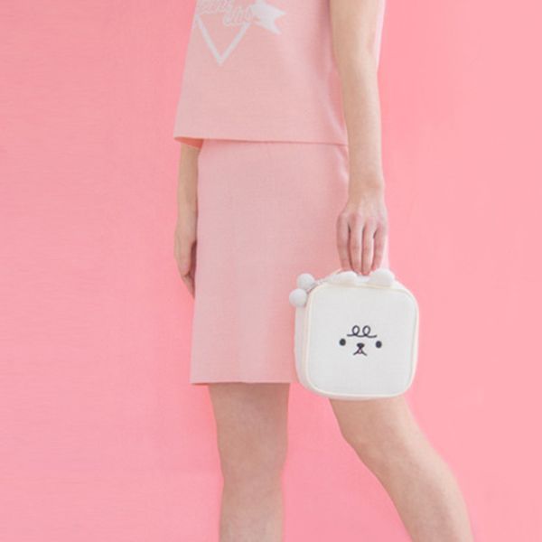 

2019 cute cartoon cosmetic bag girls mini pouch travel wash makeup tools organizer case cosmetic bags accessories