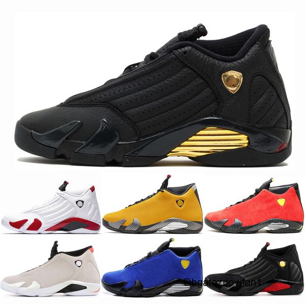 

designer men basketball shoes 14 14s mens defining moments thunder university gold red varsity royal last scandy cane sports sneakers