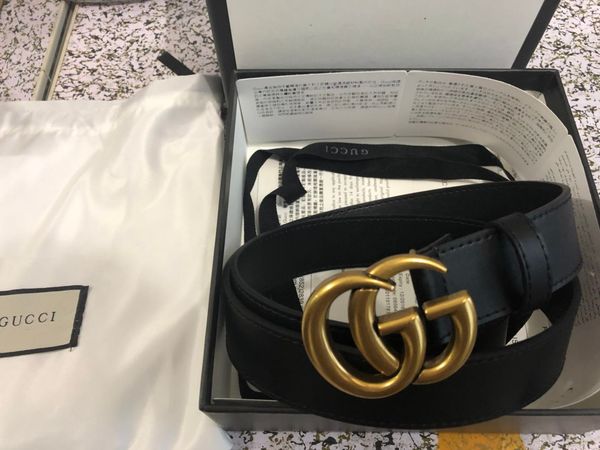 

include original box 2019 design belts men and women fashion belt genuine leather luxury belt brand waist belts gold silver black z3, Black;brown