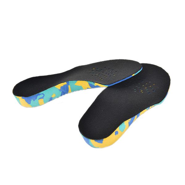 

1 pair flat foot arch support ortc pads correction insoles kids children eva orthopedic insoles for shoes, Black