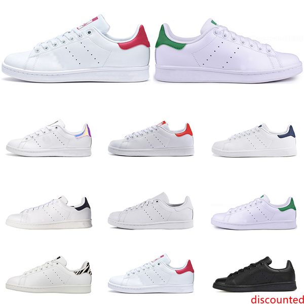 

2019 stan smith shoes brand men women black white red casual leather sports sneakers skateboard running shoes size 36-45