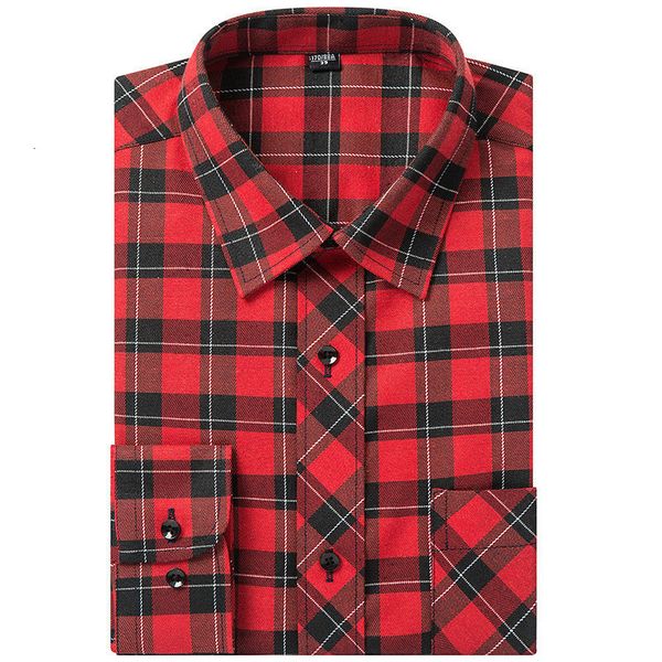 

quality men flannel plaid shirt cotton spring autumn casual long sleeve shirt men soft cherecked loose brand clothes, White;black
