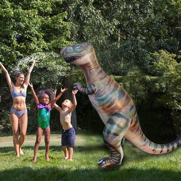 

180см ginormous динозавр двор sprinkler для детей для взрослых лето backyard открытой воды игрушки бассейна аксессуары детская игра playthin