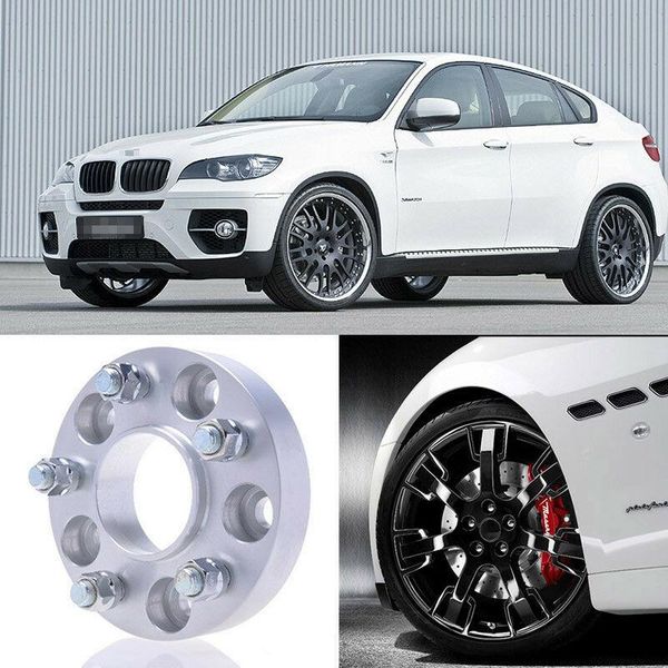 

2pcs 25mm thick pcd 5x120 72.56cb aluminum wheel spacers adapters for bmw x6