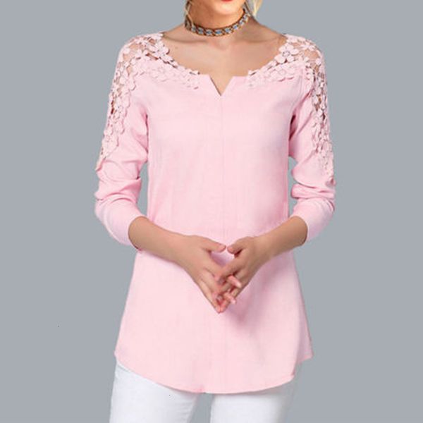 

womens womens blouses women fashion blouses plus size solid blouse lace shirt cold shoulder blouse blusas femininas sale, White