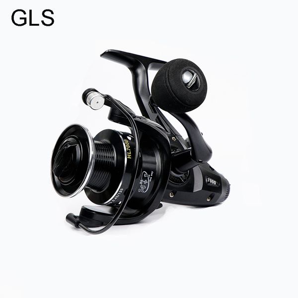 

new 5000 7000 series 14+1bb spinning fishing reel gear ratio 5.2:1 double saltwater freshwater fishing accessories