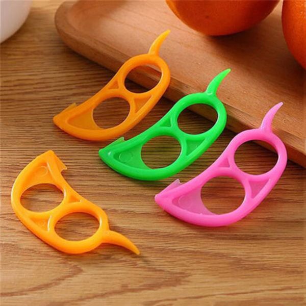 Rato Forma Limões Laranja Citrus Opener Peeler Remover Slicer cortador rapidamente Stripping Cozinha Ferramenta Fruit Pele Remover Knif