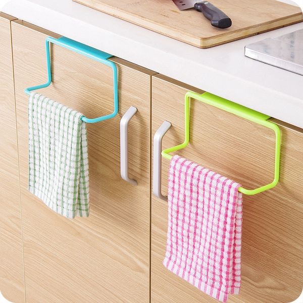 

over door towel rack bar hanging holder bathroom kitchen cabinet shelf rack stainless steel silver single towel rack tools