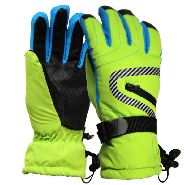 

children's ski gloves men and women children winter warm windproof waterproof outdoor thickening cycling gloves factory wholesale