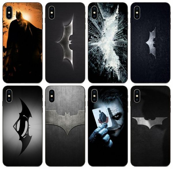 

[tongtrade] comics manga caricature silver batman case for iphone x xr xs 11 pro max 8 7 6s 5s plus samsung a60 a6s huawei mate 30 pro case