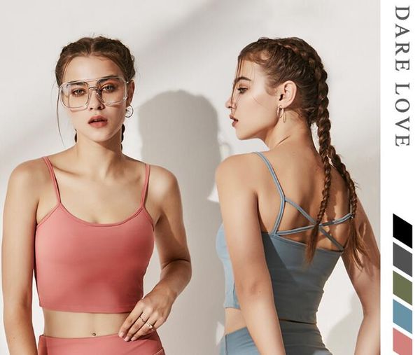 

new yoga vest beauty back gather anti-light breathable sports bra female europe and the united states sports underwear