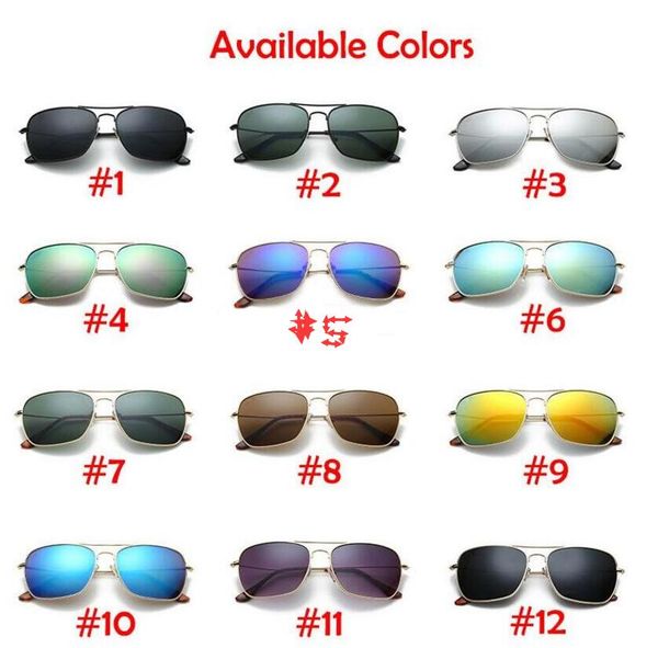 

popular brand designer sunglasses for men and women retro sunglasses 12 colors sunglasses fashion glasses women and men sun glasses, White;black