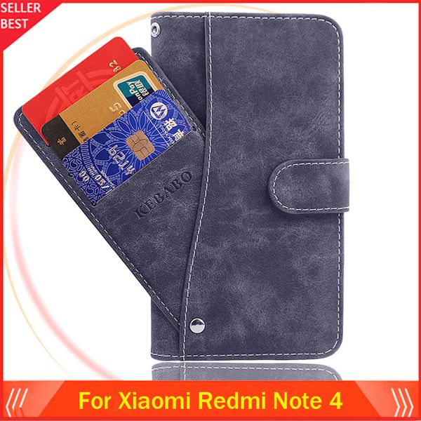 

8 colors for xiaomi redmi note 4 phone case bussiness wallet leather dedicated protective cover cases protective bags