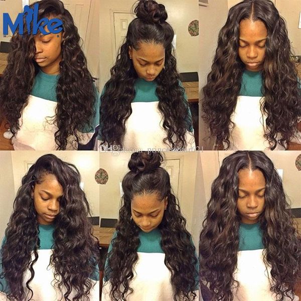 Lace Front Human Hair Wigs Brazilian Malaysian Indian Peruvian