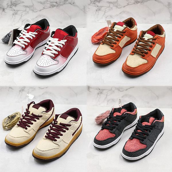 

SB DUNK LOW PREMIUM SB Skateboard Shoes Fashion Designer Sport Sneakers Black White Red Orange Casual Shoes With Box