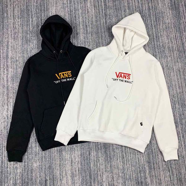 

designer italian mens retro sweater casual brand wild sweatshirt platform fashion leisure sweatshirt couple counter loose sweater 20ss/vans, White;black