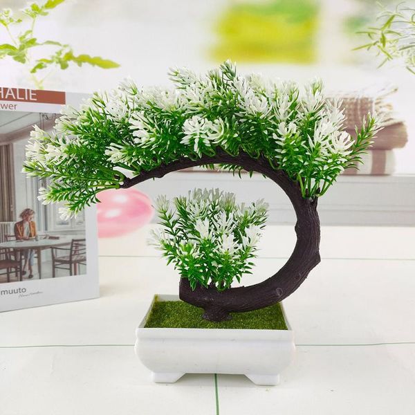 

искусственные растения зеленый бонсай simulation plastic tree малый горшок завод герметичный украшения для дома столовый hotel garden decora