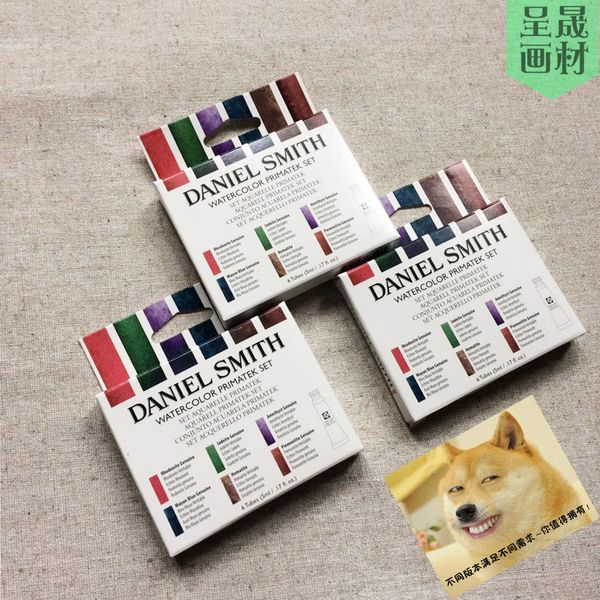 

daniel smith база / минерал цвет 6 цвет акварель краска мастер художник набор alvaro castagnet по 5 мл в каждую пробирку малярные воды