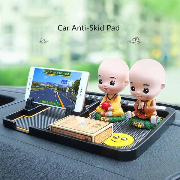 

mobile phone anti-skid pad car dashboard non slip grip pad phone holder mat temporary parking number plate