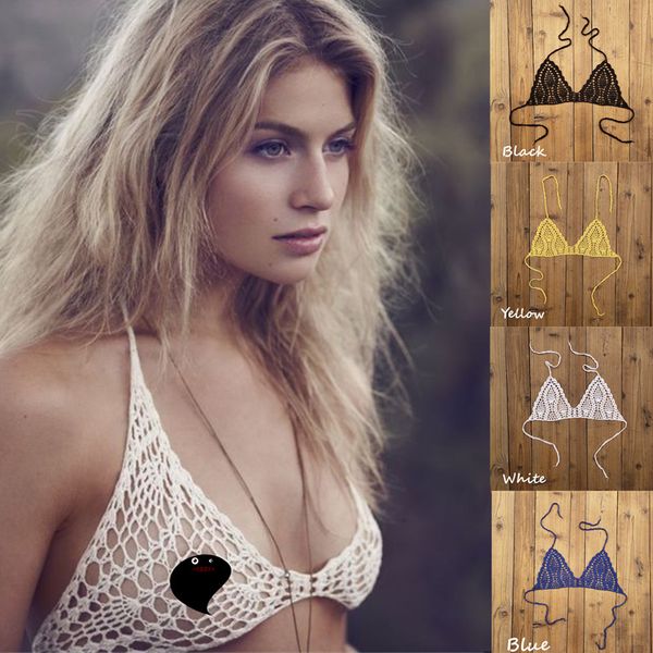

13 colors crochet women's micro swimwear extreme mini bikini sunbathing