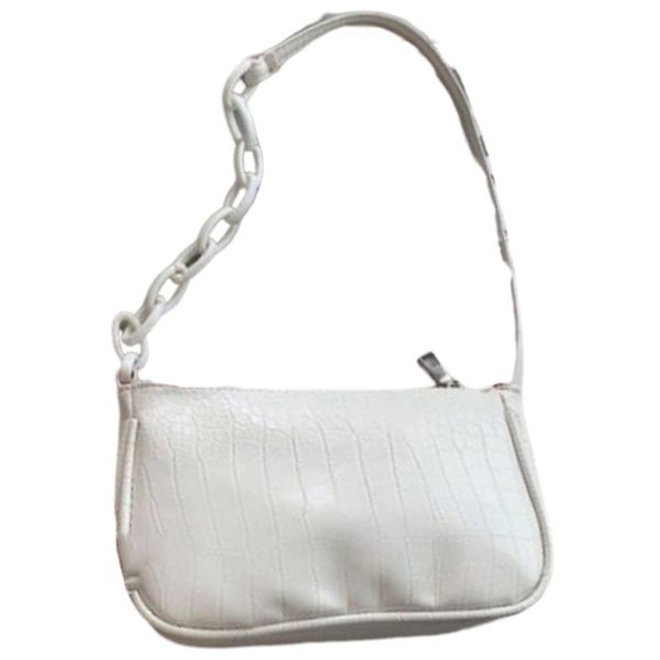 

women crossbody bags for women 2020 handbags small square bag ladies crocodile pattern chain shoulder bags white
