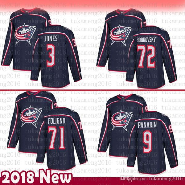 

cheap Columbus Blue Jackets 72 Sergei Bobrovsky Jersey 3 Seth Jones 9 Artemi Panarin 71 Nick Foligno Hockey Jerseys