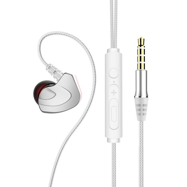 Elegantes mãos-livres 3,5 milímetros in-ear fones de ouvido estéreo 3D Sound Wired Ear-Buds com microfone para Sumsung S10 S9 S8 Plus Nota 10 8 7