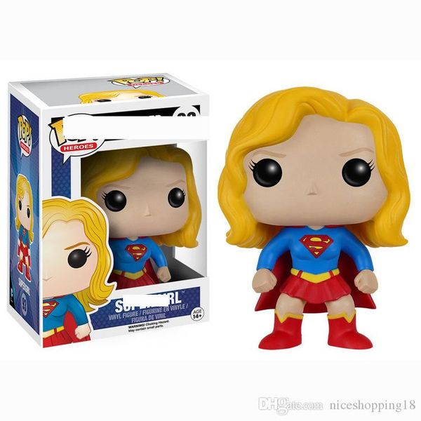 

2019 new funko pop supergirl action figures childrentoys games figures toy gift