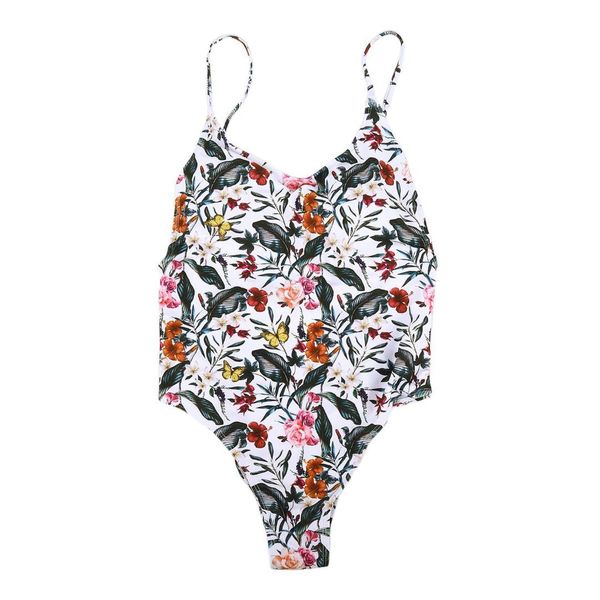 

one piece swimsuit cross back swimwear women swimsuit vintage retro bathing suits beach wear swim print monokini, White;black