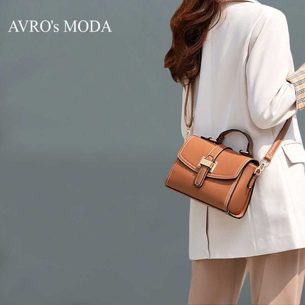 

avro's moda fashion handbag casual shoulder bags for women 2020 ladies square pu leather crossbody messenger tote retro flap bag