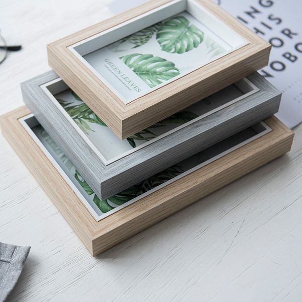 

6/7/8 inch europe p frames diy living room wall-hanging art wooden wedding frames desksets of picture home decor
