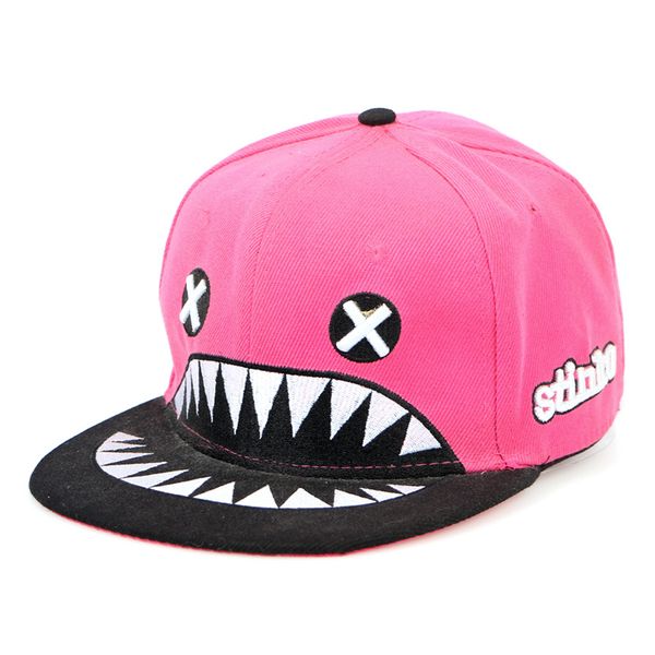 

2019 summer hip hop caps cartoon print, Blue;gray