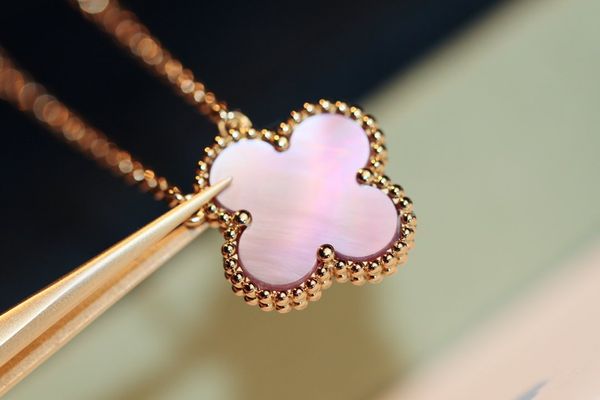 

925 silver women necklace pink malachite flower necklace for women party and chrismas 2020 necklace for women girl2