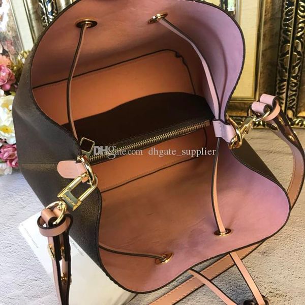 

neonoe мешки плеча ноэ кожи ведро мешок женщины дизайнер мода сумка цветок печать кроссбоди кошелек twist открытых сумки dhl free