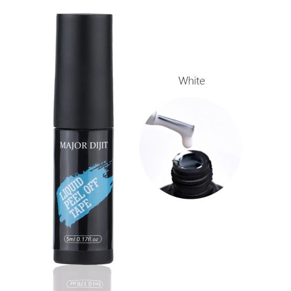

5ml anti overflow paint nail art cuticle guard base coat quick dry peel off tape printing easy apply protective liquid glue