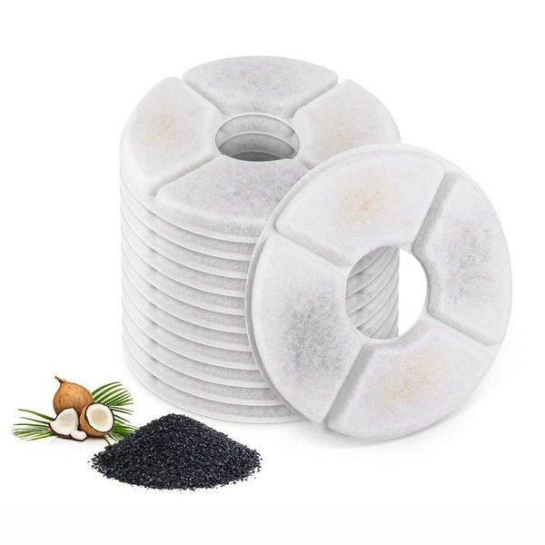 

filters for cat fountain-pack of 12, cat fountain filters, suitable for the flower fountains and most same size fountains
