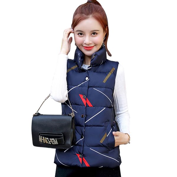 

vest women 2019 autumn winter fashion sleeveless covered button chalecos para mujer short vest jacket coat plus size, Black;white