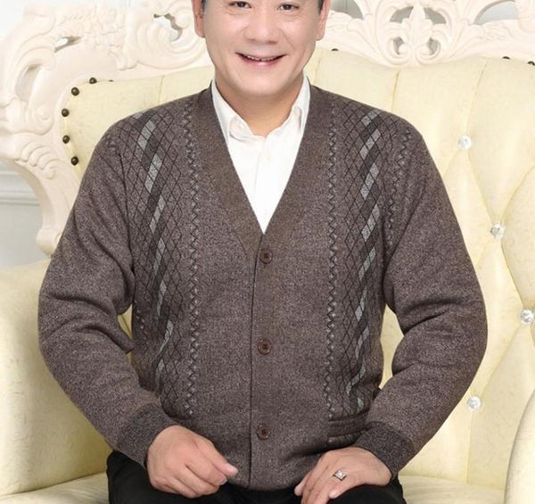 

2020 men in spring and autumn winter with new style fashion long sleeve v-neck cardigan sweater coat, White;black