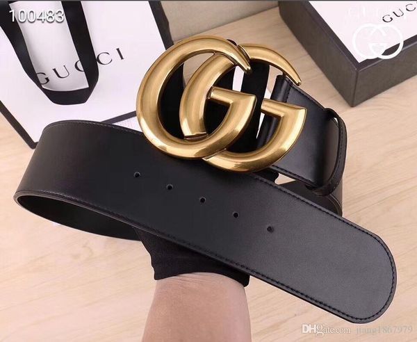 

men's and women's belts designer belts luxurybelts business women big gold buckles, Black;brown