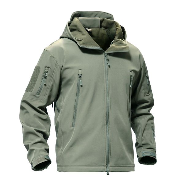 

jacket men softshell waterpoof camo clothes tactical camouflage army hoody jacket male winter coat, Black;brown
