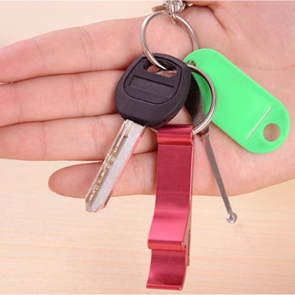 

1pcs portable beer bottle opener keychain 4 in 1 pocket aluminum beer wine bottle opener can personalized logo nice gift