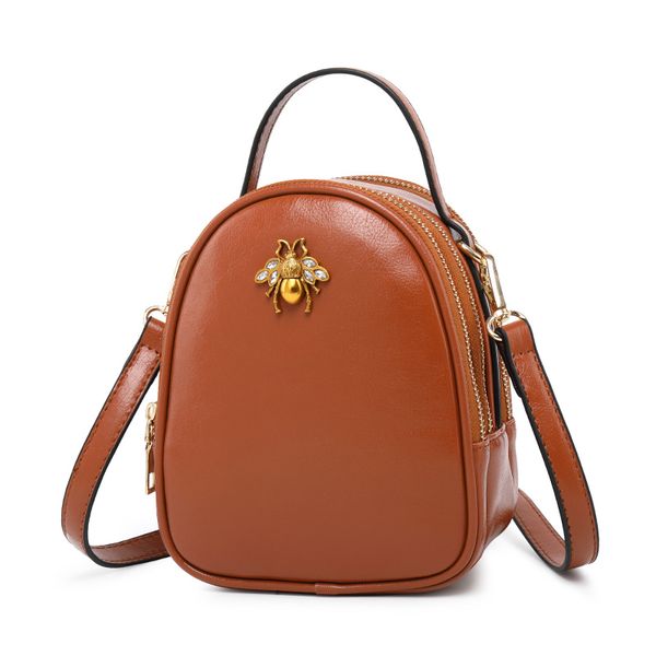 

2018 новых женщины сумки для женских сумок причинно девушка молнии crossbody мешок пчелиного мешок тавра