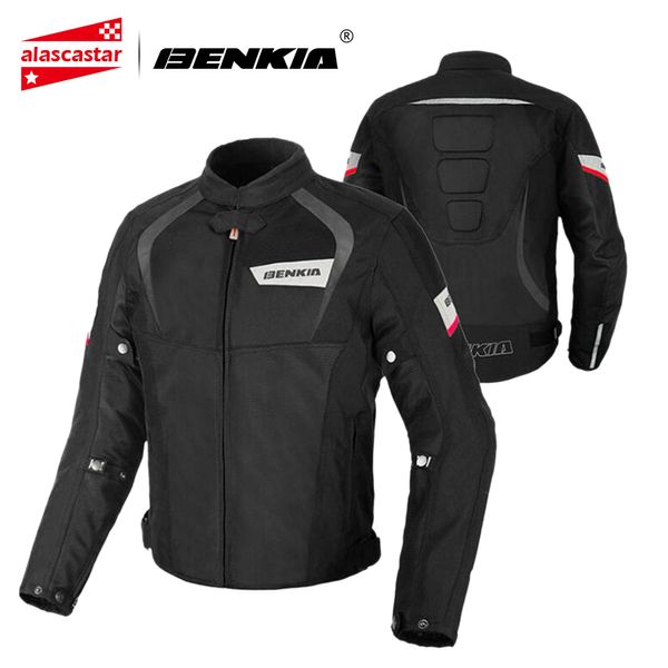 

benkia summer motorcycle jacket men moto jacket breathable motocross body armor mesh protection riding racing moto