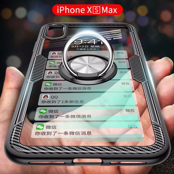 

магнитный палец кольцо противоударный тпу обложка чехол для iphone 11/11 pro / 11pro max / xs max xr x 6s 6 7 8 plus случай