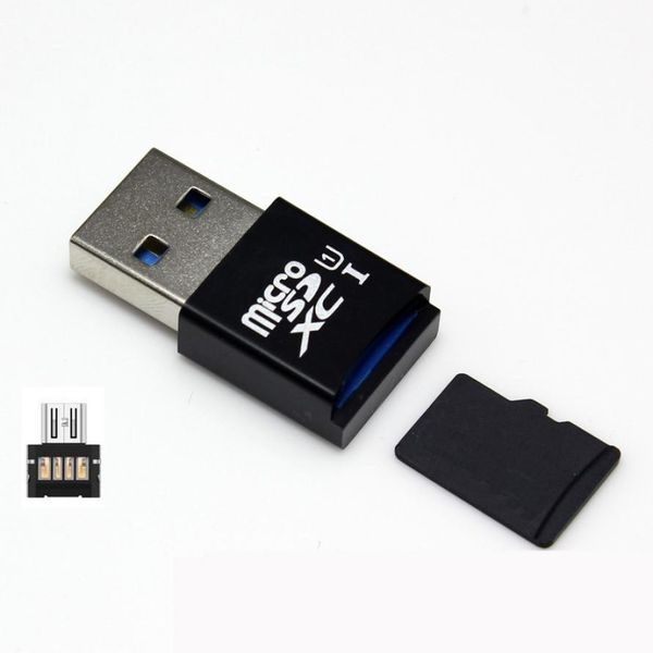 

selling mini 5gbps super speed usb 3.0+otg micro sd/sdxc tf card reader adapter easy for carry very nice