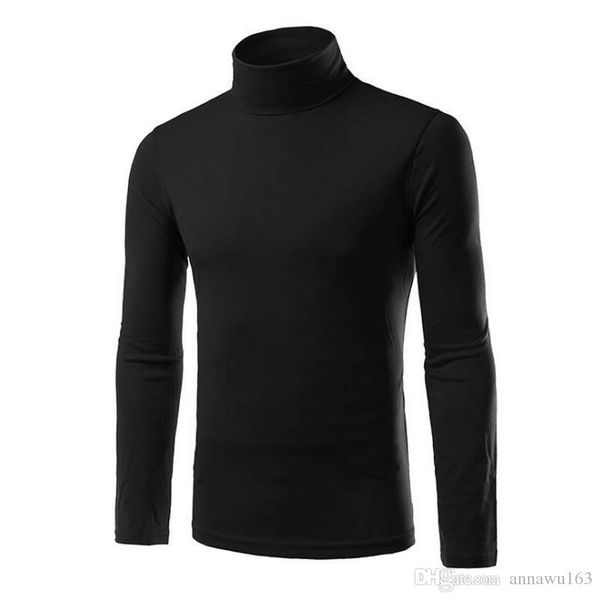 

новая осень зима мужские свитера мужские водолазки сплошной цвет повседневный свитер мужской slim fit марка вязаные пуловеры xxl, White;black