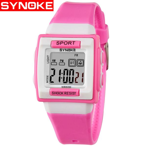 

jelly led watch dive 50m waterproof outside cartoon watches boys fashion reloj masculino children sport digital watches, Slivery;brown