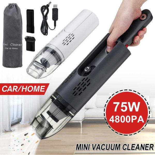

75w 480mbar car vacuum cleaner high suction for car wet and dry dual-use vacuum cleaner handheld portable