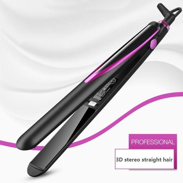

hair straightener electric straightening iron & curling hair curler 2 in 1 hair straightener flat irons ceramic led display